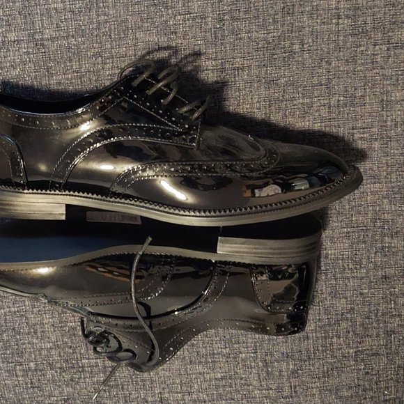 ASOS DESIGN OXFORD LEATHER BROGUE DRESS SHOES - Picture 11 of 12